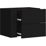  Zidni noćni ormarići 2 kom crni 45 x 30 x 35 cm | shoptok.hr