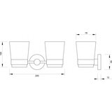 Copen Držač čaše CONCEPT TORO dupli keramika (C-12-07) | ePonuda.com