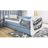 MID.YOU Dječji krevet Dreamy trkaći auto 2 160x80 sa madracem s ladicom Plava | shoptok.hr