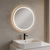 Bonami Essentials Stensko ogledalo z lučjo ø 70 cm Celeste – | Shoptok.si