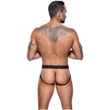 Black_Level Black Level - jockstrap s patentnim zatvaračem (crni) - M Cijene