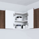 vidaXL zidni kuhinjski ormarić s policom smeđi hrast 57 x 57 x 40 cm | shoptok.hr