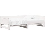  Krevet za povlačenje za dan Bijelo 180 x 200 cm | shoptok.hr