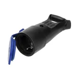 OR-AE-1370(GS) crna spojka sa rukohvatom 16A IP44