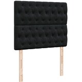  Krevet box spring s madracem crni 120 x 190 cm baršunasti | shoptok.hr