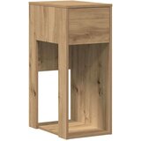 vidaXL Računalniški stolp s predalom artisan hrast 30x44x74 cm | Shoptok.si