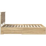  Konstrukcija postelje Sonoma hrast 120 x 200 cm Konstruiran les, (5000103159) | Shoptok.si