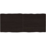 Stolna ploča tamnosmeđa 120x50x(2-4) cm obrađena hrastovina | shoptok.hr
