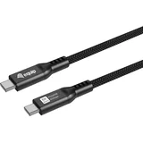 USB 4 C to C Cable, 1.2m, PD240W, 8K /60Hz, 80Gbps, Black