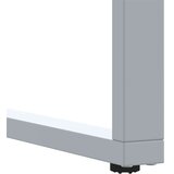 Stol za vrt Siva 160 x 80 x 75 cm Čvrsto drvo akacije | shoptok.hr