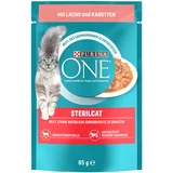 Purina 22 + 4 gratis! 26 x 85 g ONE - Sterilised: Losos i mrkva