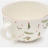 Sinsay Božićna keramička šalica s motivom zimskih grančica | shoptok.hr