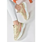 Fox Shoes Mink/powder Fabric Daily Sneakers Sneakers