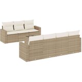  8-dijelni set vrtnih sofa od poliratana s jastucima bež | shoptok.hr