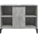 Ormarić za umivaonik siva boja betona 80 x 33 x 60 cm drveni | shoptok.hr