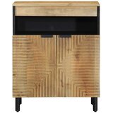  Komoda smeđa 60x33x75 cm Puno drvo Mango | shoptok.hr
