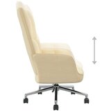 Stol za sproščanje kremno bel žamet, (20821677) | Shoptok.si