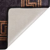 vidaXL perivi tepih 190 x 300 cm crno-zlatni protuklizni | shoptok.hr