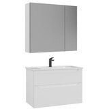 Hanah home Kupatilski ormarić sa umivaonikom i ogledalom (2 komada) Messina 85 v2 416 | Eponuda.com