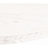  Ploča za stol bijela 90x45x2,5 cm od masivne borovine ovalna | shoptok.hr