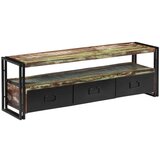 TV omarica iz trdnega predelanega lesa 120x30x40 cm | Shoptok.si