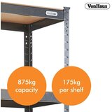 Vonhaus 1.8m 5 polični regal HAMMERITE 15/368 | Shoptok.si