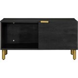  Stolić za kavu crni 80 x 50 x 40 cm od konstruiranog drva | shoptok.hr