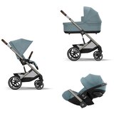 Cybex Voziček 3v1 Balios bundle S set sky blue Cene