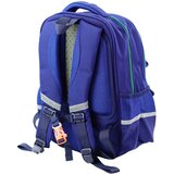  Dječji školski ruksak s remenom za prsa, tamnoplavi zeleni, 20L, 38cm | shoptok.hr