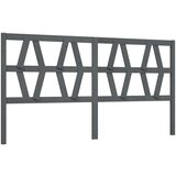  Uzglavlje za krevet sivo 206 x 4 x 100 cm od masivne borovine | shoptok.hr