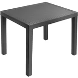 baštenski sto poker, dxšxv: 78x65x72, plastični, antracit