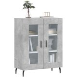  Komoda siva boja betona 69,5x34x90 cm od konstruiranog drva | shoptok.hr