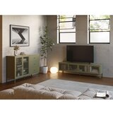 Marckeric Zelena kovinska TV omarica 160x50x35 cm Fayna – | Shoptok.si