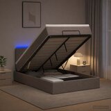  od pjene s madracem i LED-om Sivosmeđa 120 x 190 cm | shoptok.hr