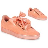 Puma ženske Nizke superge WN SUEDE HEART SATIN.DUSTY Oranžna | Shoptok.si