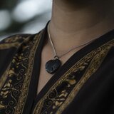 Epic Fantasy Shop srce lava kamen ogrlica Cene