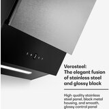 Klarstein Verosteel staklokeramička ploča za kuhanje + Verosteel napa bez poklopca | 45 cm | shoptok.hr