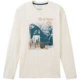 Tom Tailor 1039557 Muška majica, Dug rukav, Bela Cene