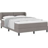 vidaXL Box Spring postelja z vzmetnico taupe 160x200 cm tkanina, (22052861) | Shoptok.si