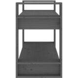Ormarić za knjige / sobna pregrada sivi 80x35x56,5 cm borovina | Eponuda.com