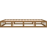  Okvir za krevet od masivnog drva boja meda 150x200 cm veliki | shoptok.hr