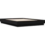  Okvir kreveta s LED svjetlima crni 150 x 200 cm | Eponuda.com