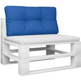  Jastuk za palete kraljevsko plavi 80 x 40 x 12 cm od tkanine | shoptok.hr