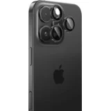 Warrior zaščita iz kaljenega stekla za kamero iPhone 16 Pro/16 Pro Max (3 leče) srebrna