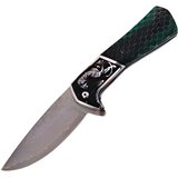  Damastni outdoor sklopivi nož CO - 39986 DA3244 - Zeleni KP39986 Cijene