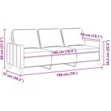  Trosjed od tkanine smeđi 180 cm | shoptok.hr