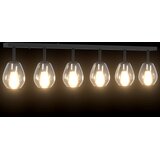  Stropni reflektor Crna 110,5 x 13 x 26 cm Staklo i Metal | shoptok.hr