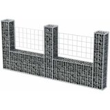  Gabionska košara U-oblika od pocinčanog čelika 240 x 20 x 100 cm | Eponuda.com