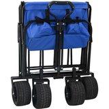  Preklopna kolica Plava 89 x 63 x 96 cm Čelik i Oxford poliester | shoptok.hr