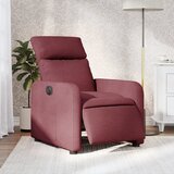 Maison Chic Električni naslanjač - Relax naslanjač vinsko rdeče blago, (22061757) | Shoptok.si